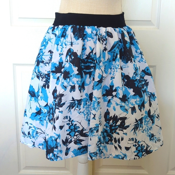 Jean Paul Gaultier for Target blue and white floral tulle Skirt - Picture 5 of 7